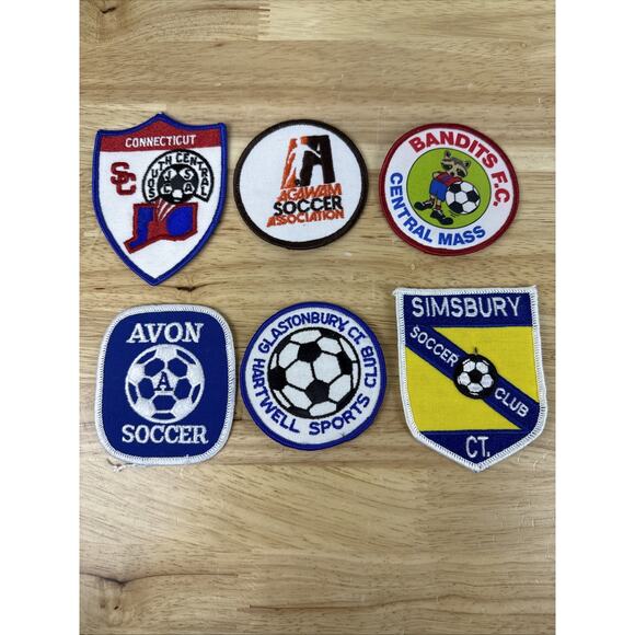 Vintage 70-80'S Soccer Patch Lot Assorted Embroidered Lot Of 25 #1 - Picture 4 of 5